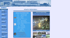 Desktop Screenshot of aldinger-wetter.de