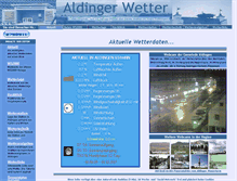 Tablet Screenshot of aldinger-wetter.de